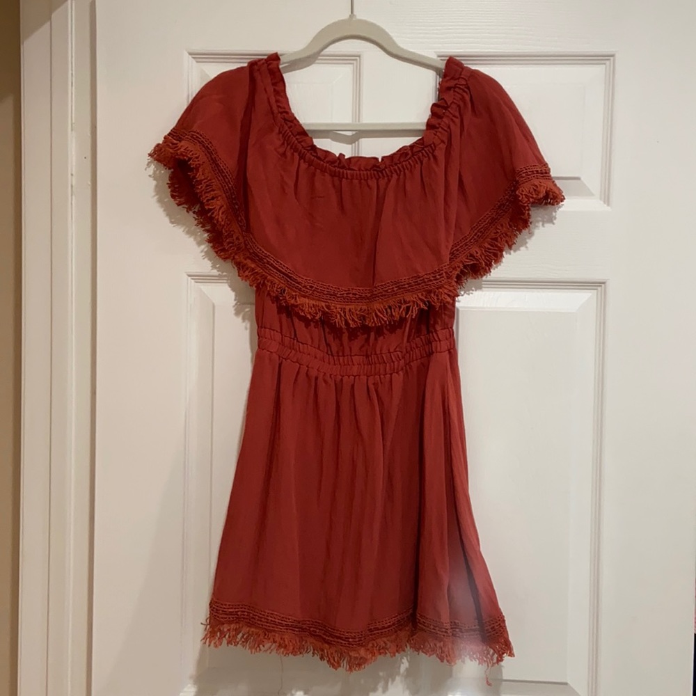 Off the shoulder dress